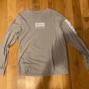 American Eagle Long Sleeve Grey
